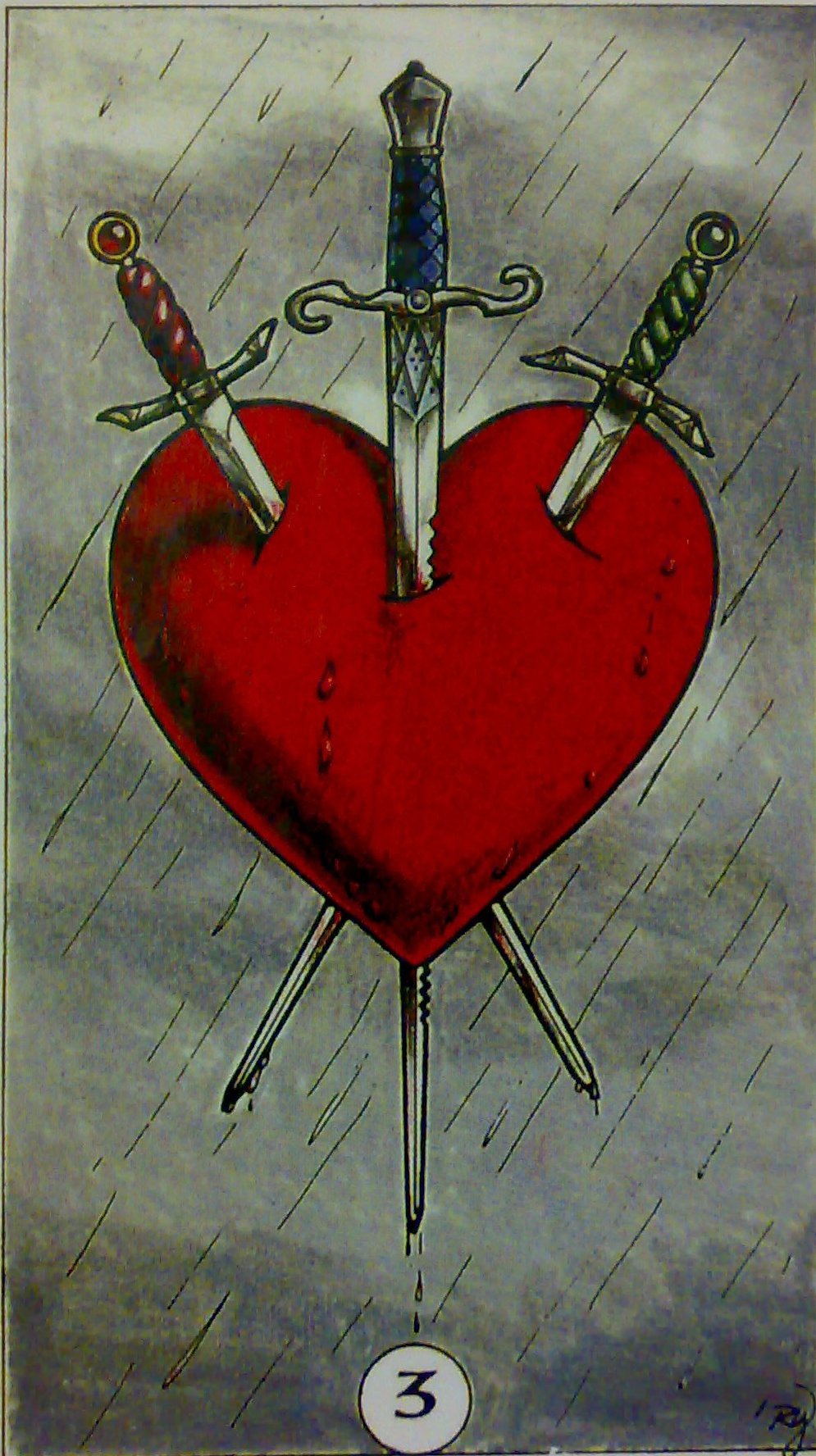 karty, výklad karet, tarot, kartářka, malá arkána, meče, tři meče, zrada, tarot robin wood
